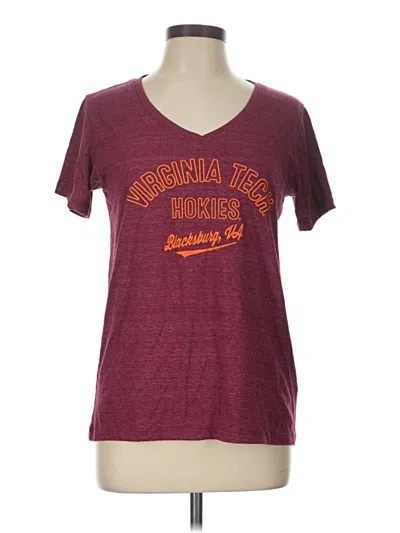 Pre-owned Blue 84 Short Sleeve T-shirt In Burgundy