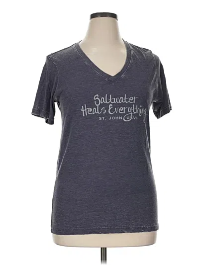 Pre-owned Blue 84 Short Sleeve T-shirt In Gray