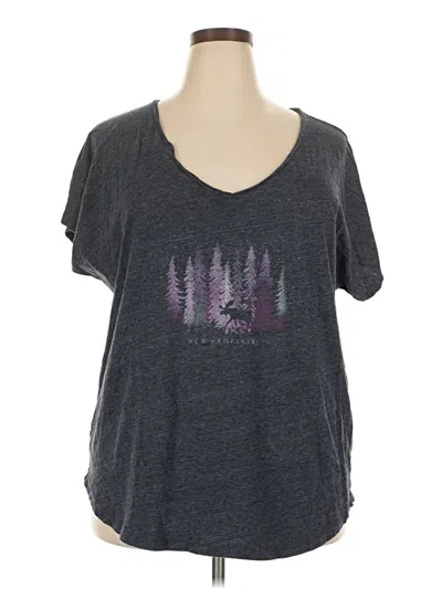 Pre-owned Blue 84 Short Sleeve T-shirt In Gray