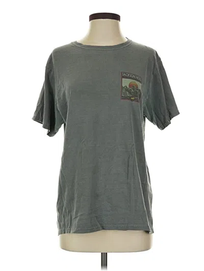 Pre-owned Blue 84 Short Sleeve T-shirt In Gray