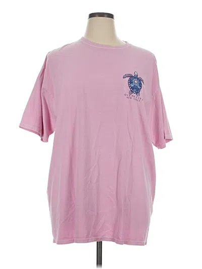 Pre-owned Blue 84 Short Sleeve T-shirt In Pink