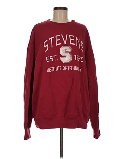 Pre-owned Blue 84 Sweatshirt In Burgundy