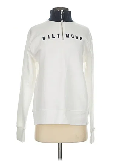 Pre-owned Blue 84 Zip Up Hoodie In White