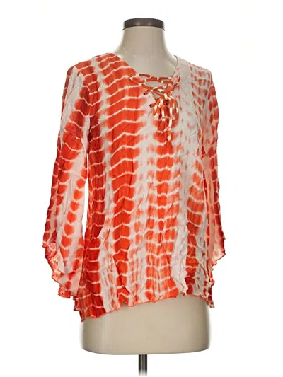 Blue B 3/4 Sleeve Blouse In Multi