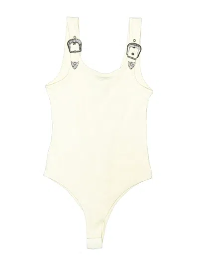 Pre-owned Blue B Bodysuit In Ivory