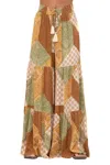 Blue B Boho Mix Pants In Mustard Multi In Multi