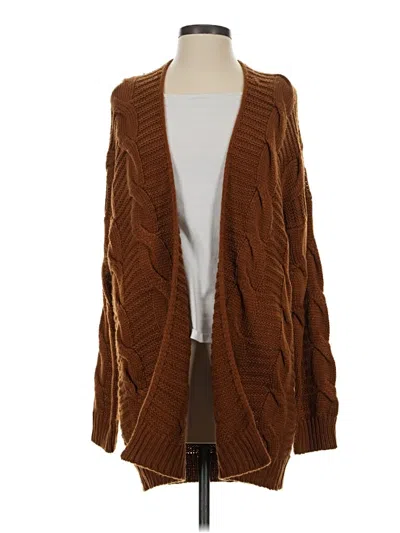 Pre-owned Blue B Cardigan Sweater In Brown
