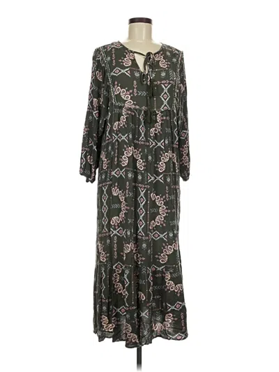 Pre-owned Blue B Casual Dress In Green