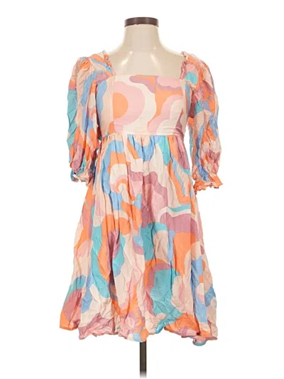 Pre-owned Blue B Casual Dress In Orange