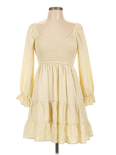 Pre-owned Blue B Casual Dress In Yellow