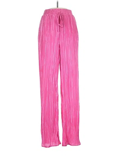 Pre-owned Blue B Casual Pants In Pink
