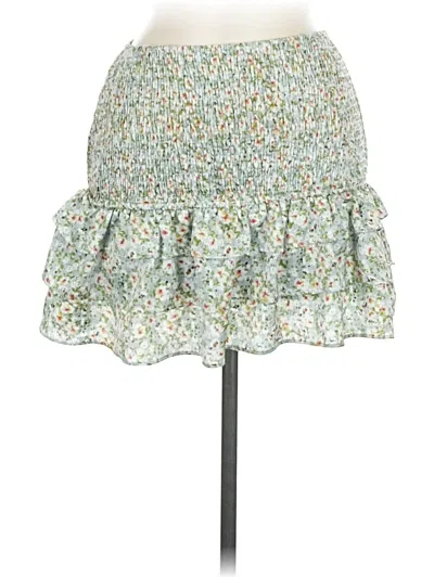 Pre-owned Blue B Casual Skirt In Green