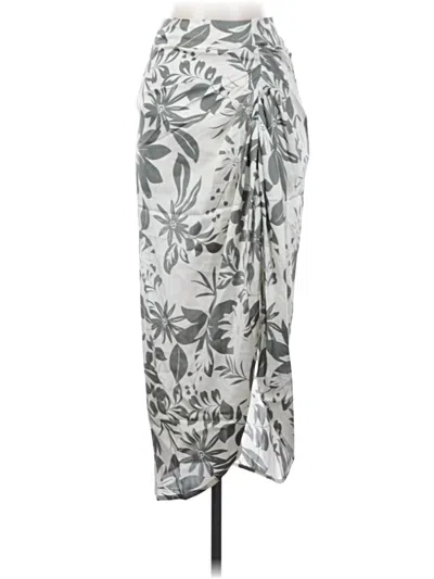 Pre-owned Blue B Casual Skirt In Silver