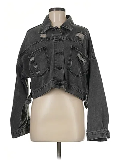 Pre-owned Blue B Denim Jacket In Gray