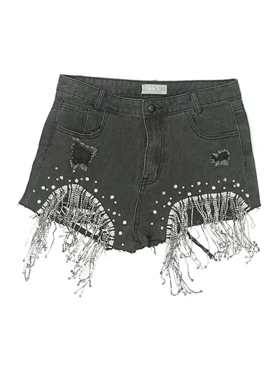 Pre-owned Blue B Denim Shorts In Gray