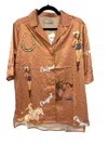 Blue B Giddy Up Gorgeous Top In Copper In Multi