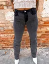 Blue B Ida High Rise Rhinestone Studded Jeans In Black In Black