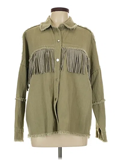 Pre-owned Blue B Jacket In Tan