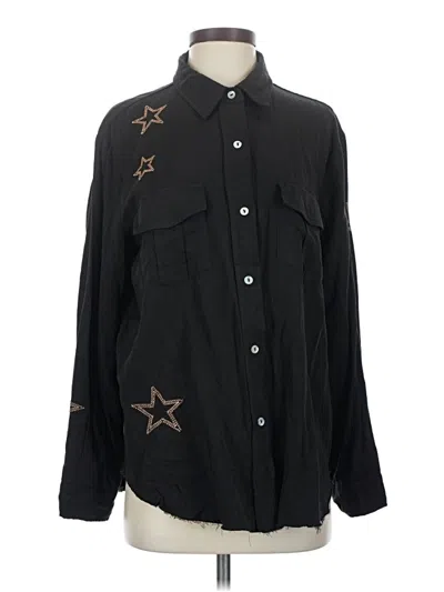 Pre-owned Blue B Long Sleeve Button Down Shirt In Black