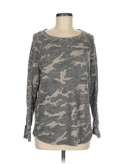 Pre-owned Blue B Long Sleeve T-shirt In Gray