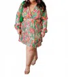 Blue B Luna Bloom Mini Dress In Multi In Multi