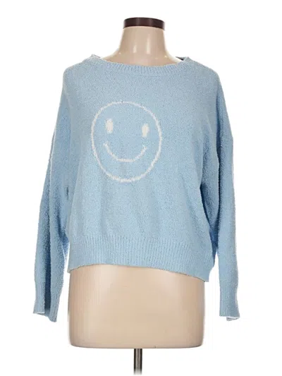 Pre-owned Blue B Pullover Sweater In Blue