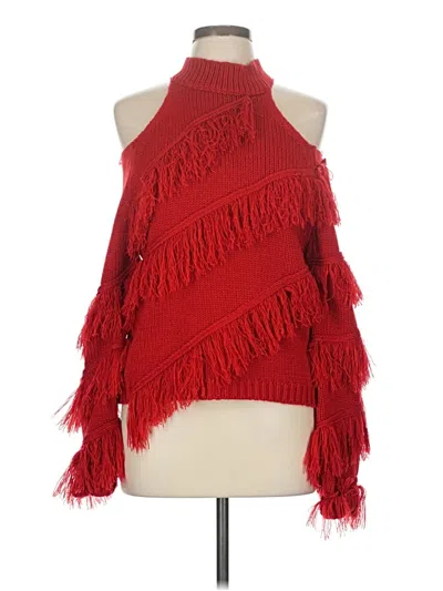 Pre-owned Blue B Pullover Sweater In Red