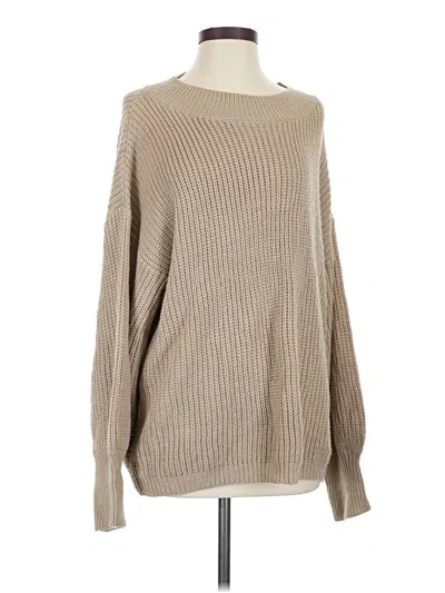 Pre-owned Blue B Pullover Sweater In Tan