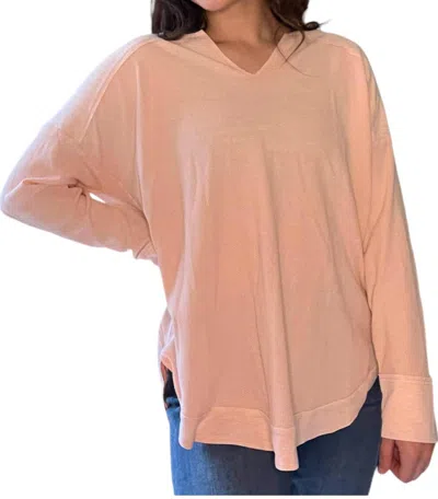 Blue B Rosey Top In Dust Pink