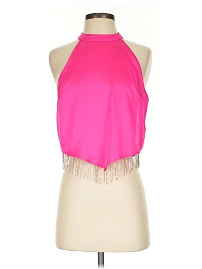 Pre-owned Blue B Sleeveless Blouse In Pink