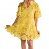 Blue B Smile In The Sun Occasion Dress In Lemon In Yellow