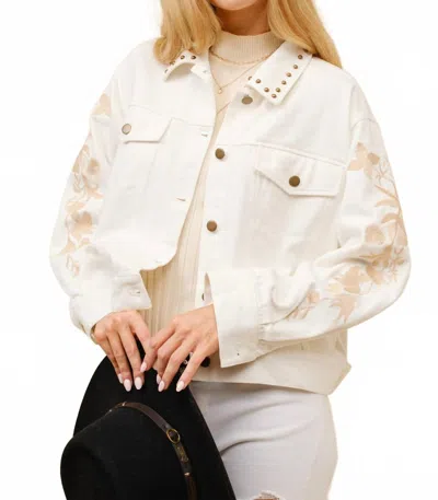 Blue B Yee Haw Howdy Jacket In White