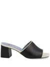 Blue Bird Shoes 70mm Fragments Mules In Black