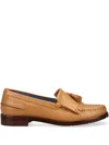 Blue Bird Shoes Fringed Loafers In Brown