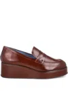 Blue Bird Shoes Leather Loafers In Brown