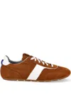 Blue Bird Shoes Suede Lace-up Sneakers In Brown
