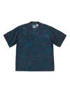 Blue Blue Japan Abstract-pattern Print Shirt In Blue
