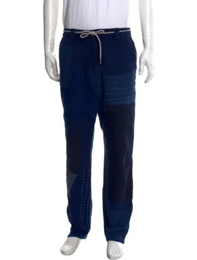 Pre-owned Blue Blue Japan Patterned Pants In Blue