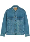 Blue Blue Panelled Denim Jacket In Blue