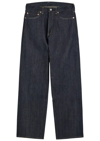 Blue Blue Relaxed Wide-leg Jeans In Purple