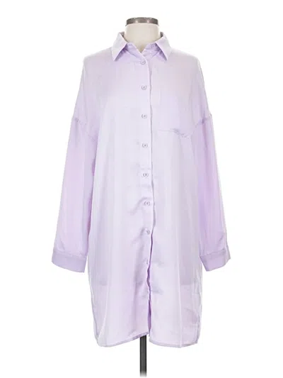 Pre-owned Blue Blush 3/4 Sleeve Blouse In Purple