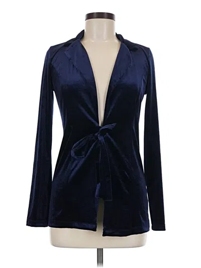 Pre-owned Blue Blush Blazer Jacket In Blue