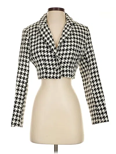 Pre-owned Blue Blush Blazer Jacket In Ivory