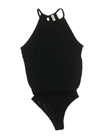 Pre-owned Blue Blush Bodysuit In Black