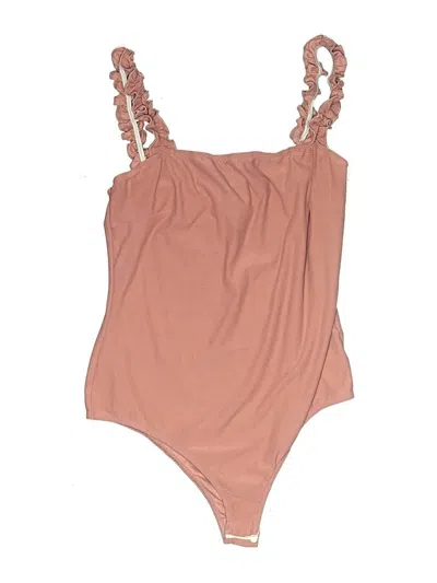 Pre-owned Blue Blush Bodysuit In Brown