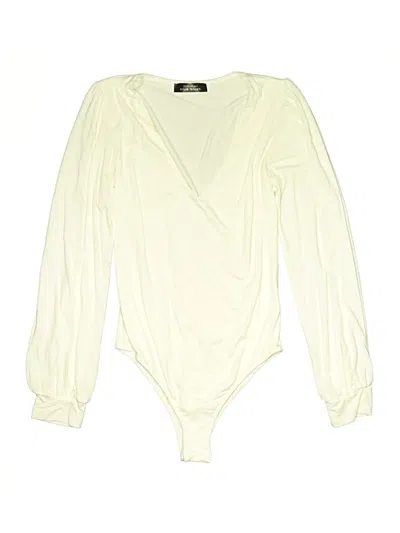 Pre-owned Blue Blush Bodysuit In Ivory