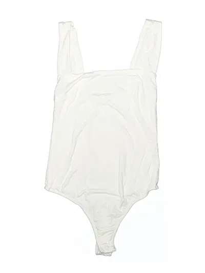 Pre-owned Blue Blush Bodysuit In White