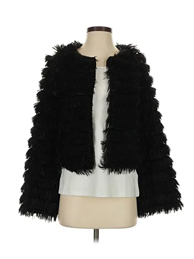 Pre-owned Blue Blush Cardigan Sweater In Black