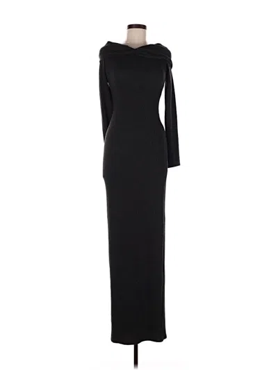 Pre-owned Blue Blush Casual Dress In Black