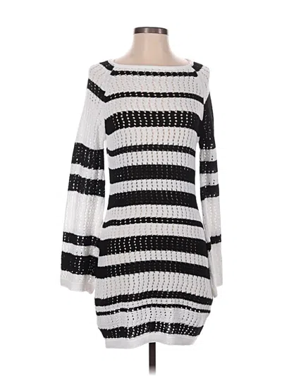 Pre-owned Blue Blush Casual Dress In Silver